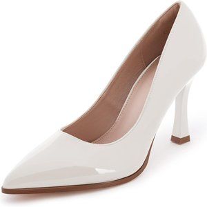 Womens Classic Pointed Toe Pumps Slip On High Heels Dress Party Shoes Size 8.5